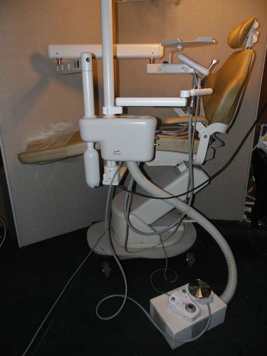 ENGLE DENTAL CHAIR SEQUOIA WITH 4 POISTION OTP DELIVERY AND P &amp; C EXAM LIGHT