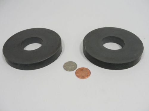 Two Large Donut Magnets (3-1/2&#034; x 1/2&#034;), Super Strong!