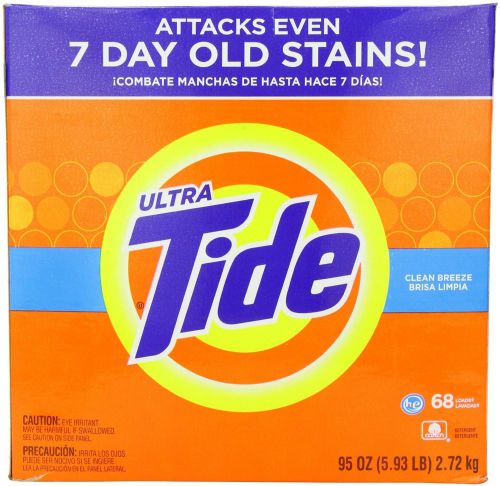 Tide Ultra He Clean Breeze Scent Powder Laundry Detergent 68 Loads 95 Oz