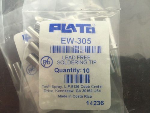 Plato EW-305 PLATO SOLDERING TIP WELLER ETB 10 pack