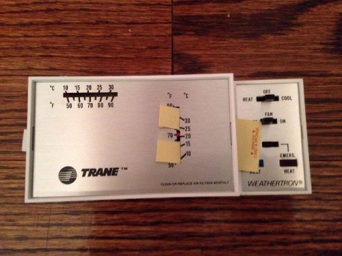 Trane thermostat multi stage weathertron for sale