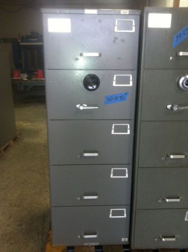 Mosler gsa 5-drawer class 6 file cabinet legal security safe for sale