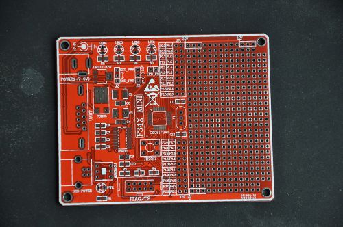 C8051 Development Board PCB with prototyping for C8051F340 34X PCB