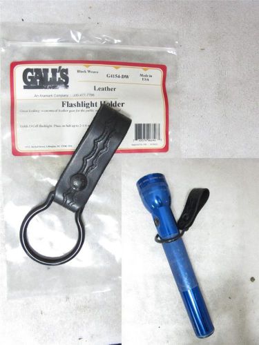 G4154-DW GALLS Leather 1.75&#034; Diameter Flashlight Ring to fit Mag Light or D Cell