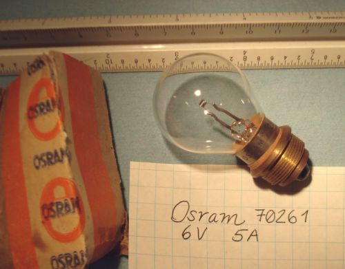 Osram 70261 light bulb 6V 5A microscope vintage OQ15R
