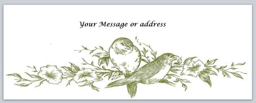 30 Birds Personalized Return Address Labels Buy 3 get 1 free (bo209)