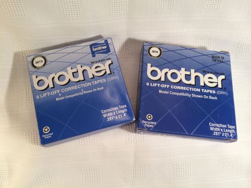 Genuine Brother 3015 LIFT-OFF DRY Correction Tape - 10 TOTAL Typewriter TAPES!!!