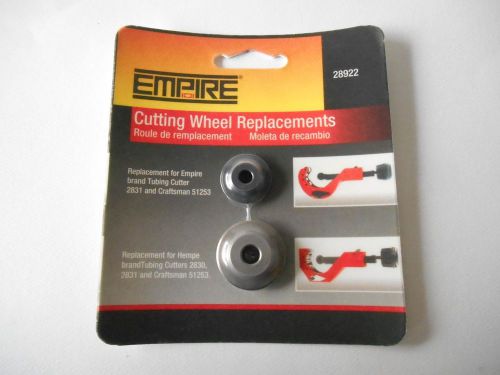 NEW EMPIRE # 28922 PIPE CUTTING WHEEL REPLACEMENT - FOR EMPIRE HEMPE &amp; CRAFTSMAN
