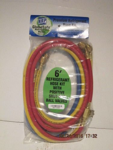 Nrp positive shut-off hoses, 72&#034;  r12/r134a/r22/r404a/r410a, #nbv72rby,fshp nisp for sale