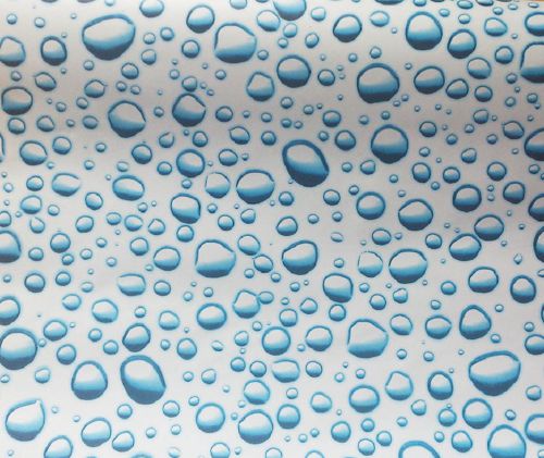 Water Drop Bubble PVC Self Adhesive Film Sticker Wall Paper Wallpaper #N2G