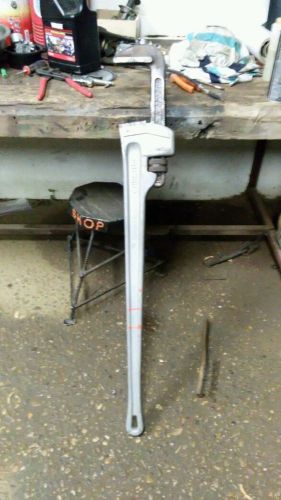 Ridgid 848 aluminum pipe wrench ..6&#034; pipe capacity