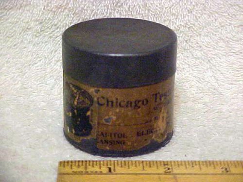 Vintage chicago tested fuse wire in tin container - 10 amp - lansing, michigan for sale