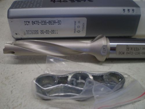 ISCAR .472-.488 ChamDrill Body DCM 0472-236-063A-5D **New**