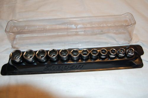 Snap-on 3/8&#034; Drive 12 Pc. Metric Socket Set 8mm to 19mm