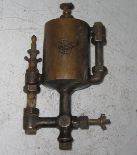 Powell Boson 1 pt Pint Brass Oiler Lubricator Stationary Hit Miss Engine