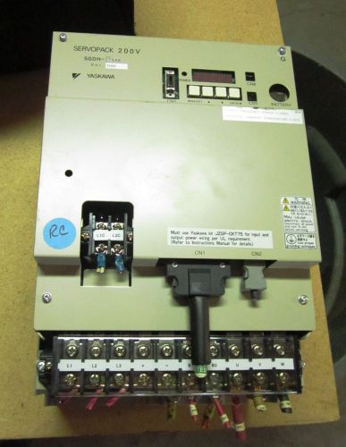 YASKAWA SERVO PACK SGDH-7AE 200 VOLT VER 35942 JUST REMOVED FROM SERVICE