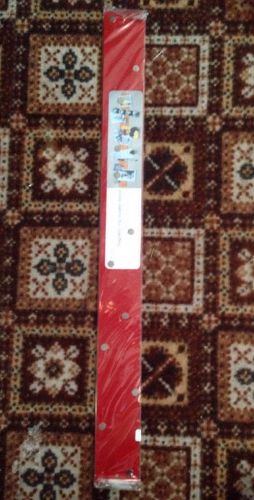 Red Three By Three Seattle. Magnetic Strip Memo Bulletin Board. 2.5&#034; X 28&#034;