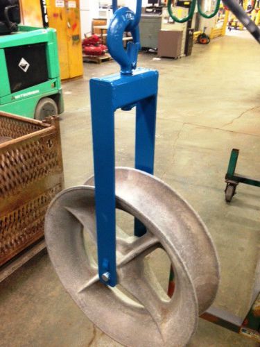 Used Hanging Sheave 18&#034; 4000# Capacity  Greenlee Current Ensley