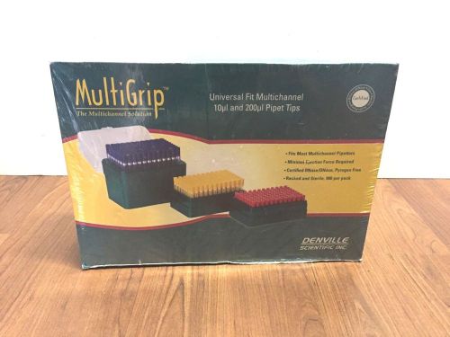 NEW MultiGrip DENVILLE Universal Fit Multichannel Pipet Tips!  A