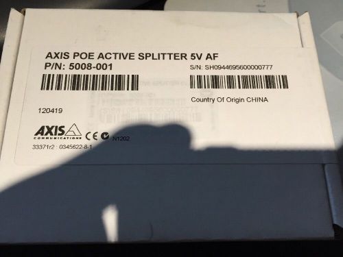 Axis Poe Active Splitter 5 AF 5008-001