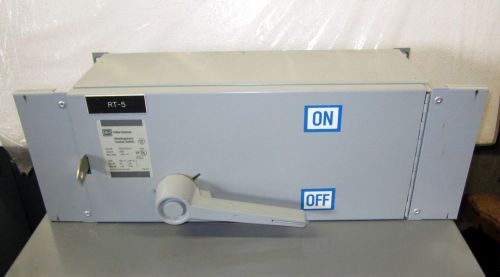 Cutler hammer westinghouse 200 amp fusible switch cat. fdpws364r 600 vac 3 phase for sale