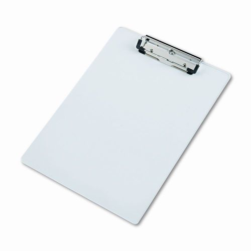 Saunders Manufacturing Acrylic Clipboard, 1/2&#034; Capacity