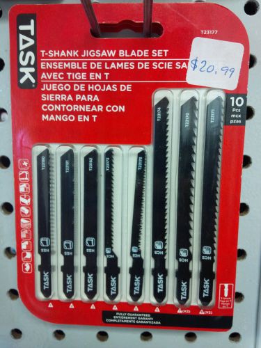 TASK Tools T-Shank Jigsaw Blade Set T23177