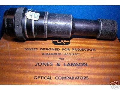 Jones and Lamson 10X Optical Comparator Lens  Epic 130 (Inv.4927)