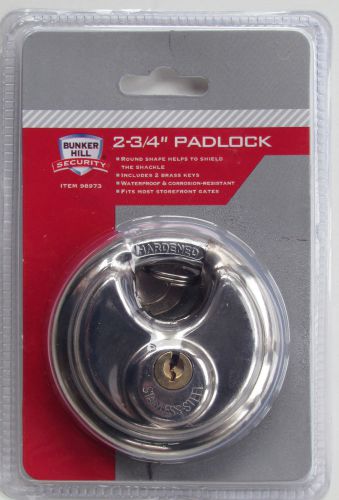2 3/4 inch Stainless Steel Circular Security Padlock