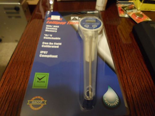 Deltatrak digital lollipop thermometer ip67 compliant water proof new for sale