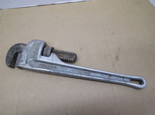 Ridgid pipe wrench aluminum 14&#034; ridge tool co. elyria ohio for sale