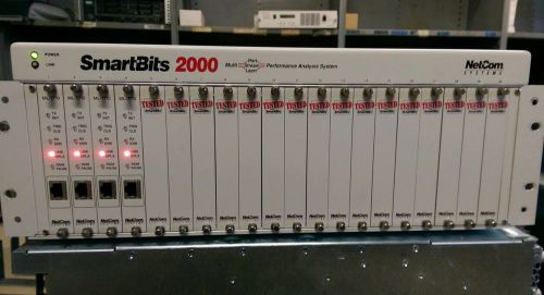 Smartbits Spirent Netcom SMB-2000 SMB2000 20- slot/Qty of 4-ML-7710 (ooo3)