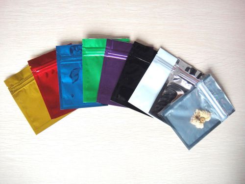 Free shipping,3&#039;&#039;x4&#039;&#039; 1000 units colorful top feed foil zip lock bags pouches for sale