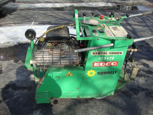 2011 edco 20&#034; walk behind concrete saw (propane) for sale