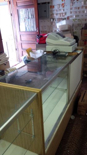 Glass display cases by Joslin 70&#034; good to excellent condition