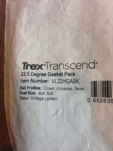 Trex Transcend 22.5 Degree Gasket Pack Vintage Lantern NEW