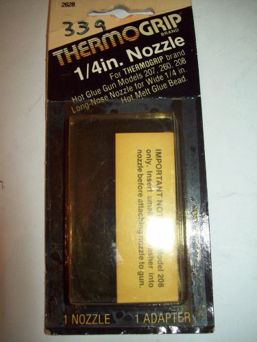 NIB 1/4 inch HOT GLUE GUN NOZZLE THERMOGRIP EMHART 2628 Long-Nose