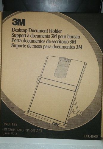 NEW IN BOX 3M Desktop Document Holder DH340MB 150 SHEET CAPACITY DH340