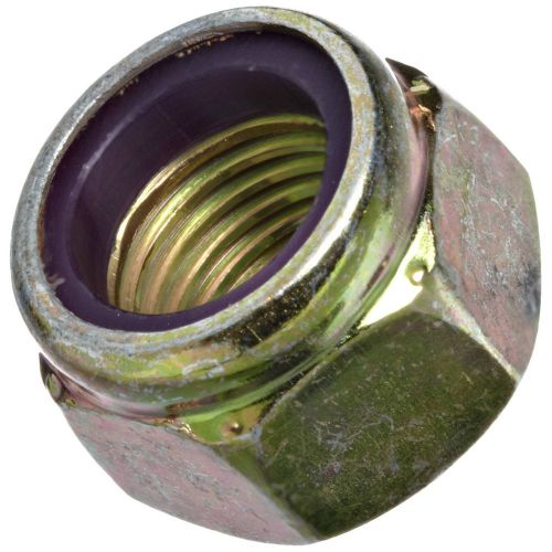 Grade 8 Nylon Insert Hex Lock nut Yellow Zinc Plated / 660pcs ( Nyloks ) fine