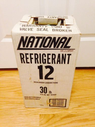 R-12 National Refrigerant 30 lb. Brand New Sealed