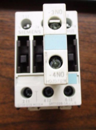 SIEMENS CONTACTOR WITH CONTACT BLOCK  3RT1026-1A
