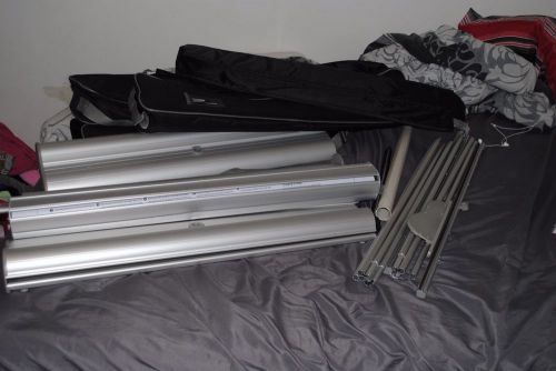 33 Inch Retractable Banner Stand - Lot of 4