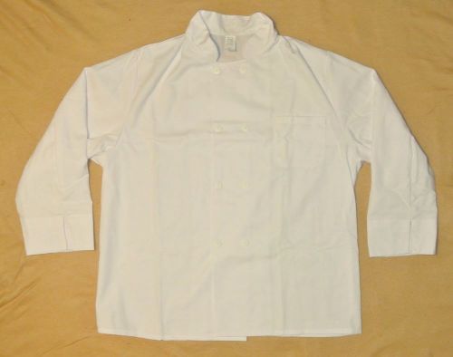Food Service Jacket  for Food Servers, Chefs, Catering Size XL White -Case of 36
