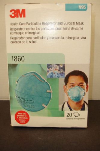 3M N95 1860 Health Care Particulate Respirator and Surgical Mask (20 Count)