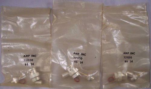 AMP BNC Connector Plug E Kit 331050 Fits 2-329445-1 Str 50 Ohm NOS Lot Of 3