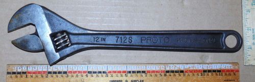 Black oxide proto usa made 712s adjustable wrench 12&#039;&#039; usa 300mm for sale