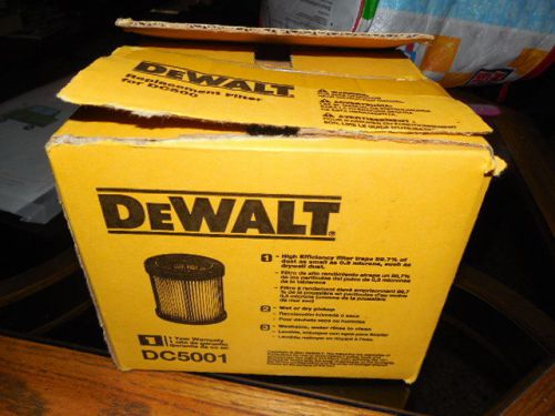 DeWalt DC5001 Brand New Open box for DC500 Wet Dry Vac