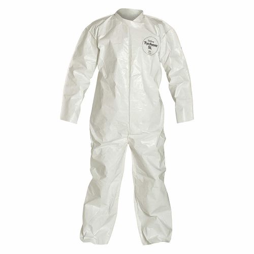 Dupont ty122s 3xl disposable coverall w/bootie &amp; hood for sale