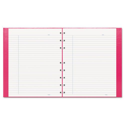 Blueline notepro notebook, 7 1/4 x 9 1/4, white paper, bright pink cover for sale