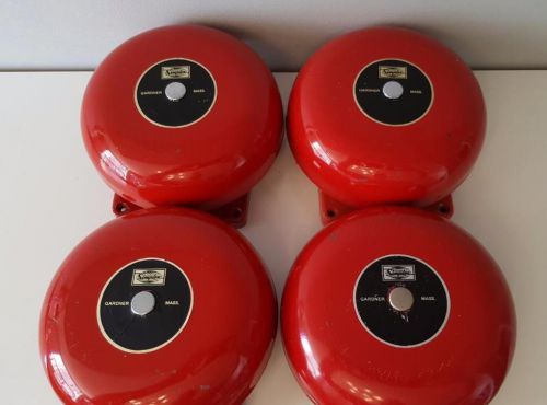 Simplex fire alarm 6&#034; bell surface mount 24 vdc 4080-c5 - lot of 4 for sale